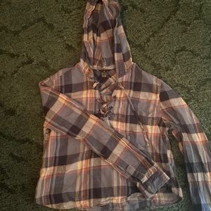 Rue 21 flannel crop top